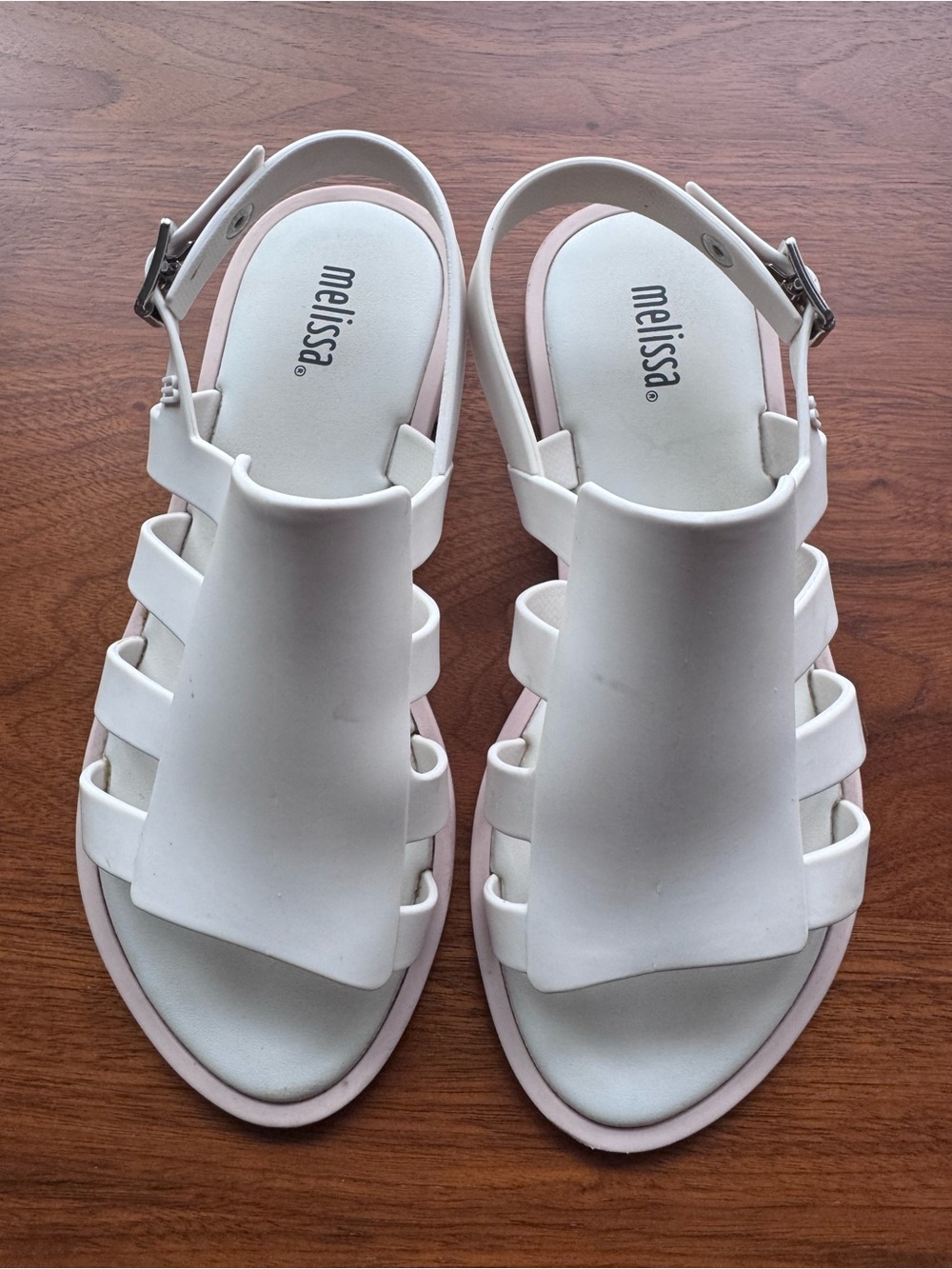 Melissa Women’s White Strappy Slingback Sandals